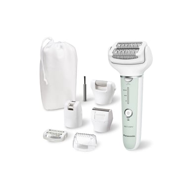 Depiladora eléctrica Panasonic ES EY70AG503 con 4 cabezales Wet & Dry incluidos