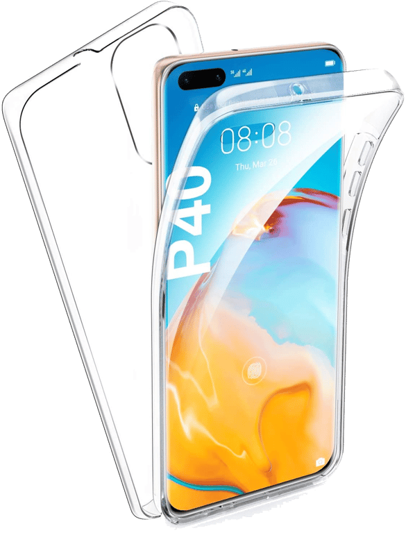 Coque Silicone Integrale Transparente pour HUAWEI P40 Protection Gel Souple