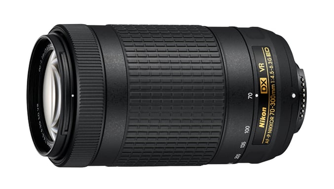 Nikon AF-P DX NIKKOR 70-300mm f/4.5-6.3G ED VR SLR Super teleobjetivo Negro