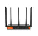 Tenda W30E AX3000 router inalámbrico Gigabit Ethernet Doble banda (2,4 GHz / 5 GHz) Negro