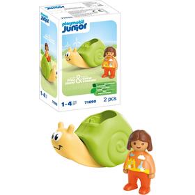 PLAYMOBIL Junior 71699 Enfant avec escargot a bascule, Des 12 mois - Neuf