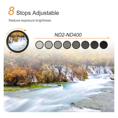 K&F Filtro Nano serie B Variable ND2-400 82mm