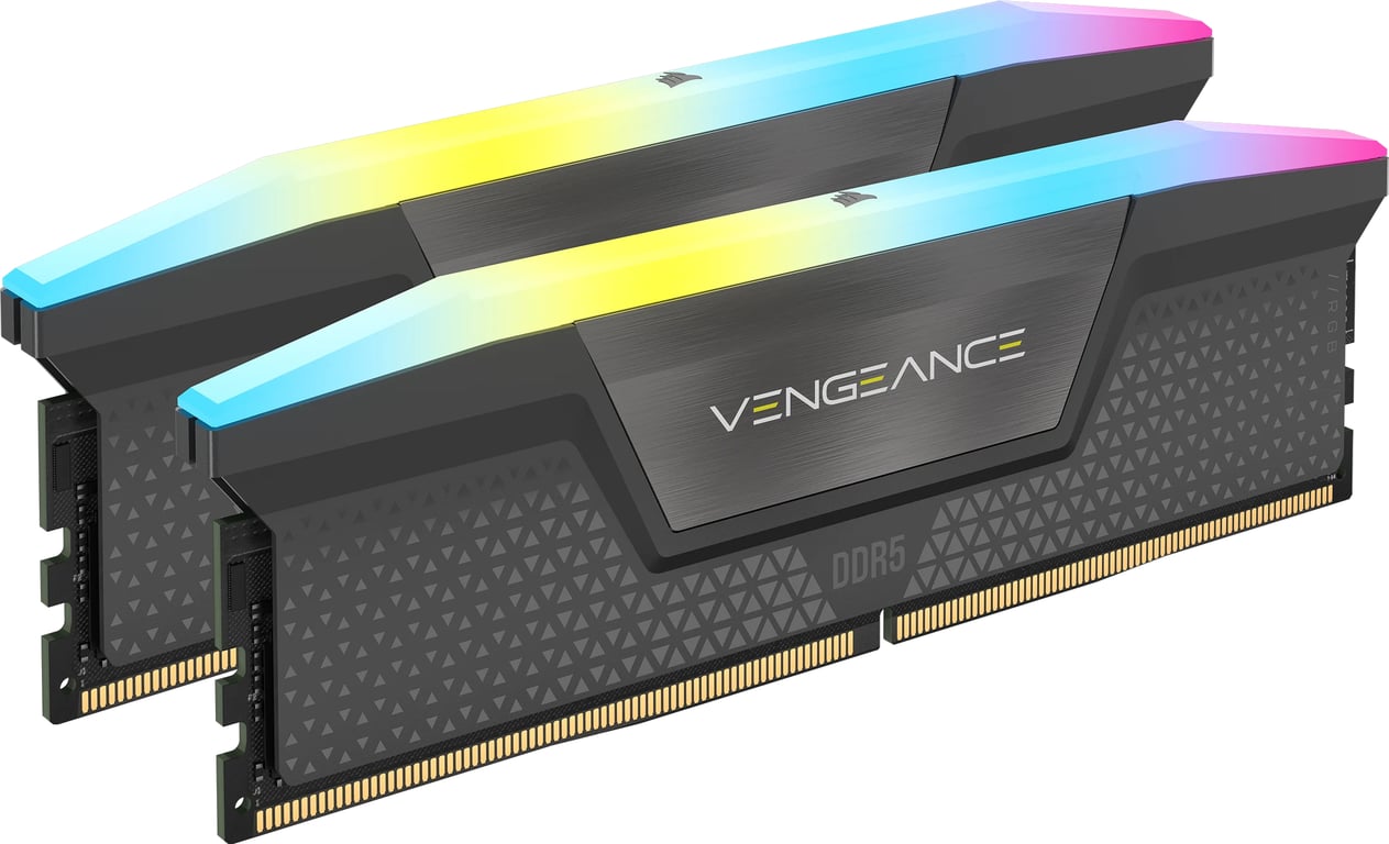 Corsair Vengeance RGB CMH96GX5M2B6000Z30 module de mémoire 96 Go 2 x 48 Go DDR5 Neuf