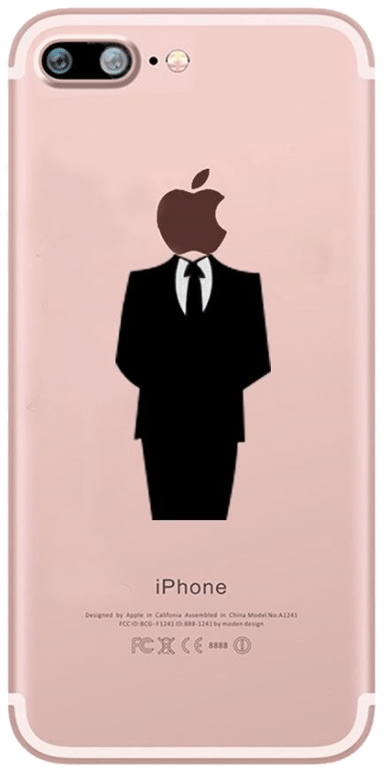 Pack Protection pour IPHONE Xr (Coque Silicone Costume + Film Verre Trempe) Fun APPLE