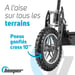 Scooter elettrico BEEPER Cross FX1000-S - 1000 W - Pieghevole - Batteria al piombo - 36 V - Senza sella