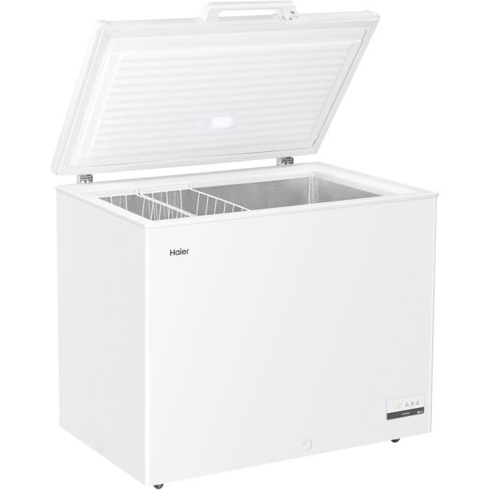Congélateur coffre - HAIER - Series 5 HCE301E - Classe E - 300 L -  89,5 x 111 x 62 cm - Blanc - Neuf