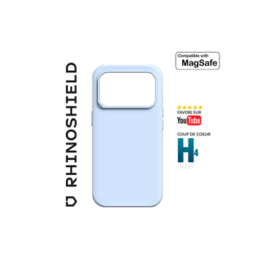 RhinoShield Coque pour [iPhone 17 Pro]   SolidX – Coque renforcée avec Absorption des Chocs, Fine et Minimaliste, Protection Contre Les Chutes aux Standards Militaires - Bleu Glacier