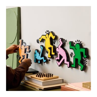 LEGO 31216 Art Keith Haring, Le figure danzanti, decorazione di interni e set di costruzioni per adulti