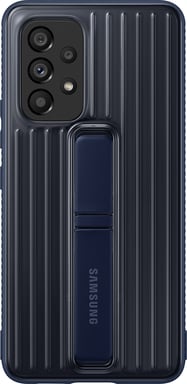 Coque renforcée avec fonction Stand pour Galaxy A53 Bleu marine
