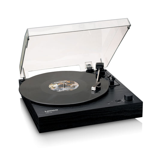 Lenco LS 15BK vinyle avec Bluetooth® deux haut parleurs intégrés et cellule AT3600L - vue 3