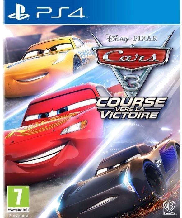 Cars 3 Jeu PS4