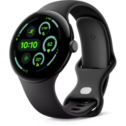 Pixel Watch 3 (Bluetooth) Boitier de 45 mm avec bracelet Noir mat - Neuf