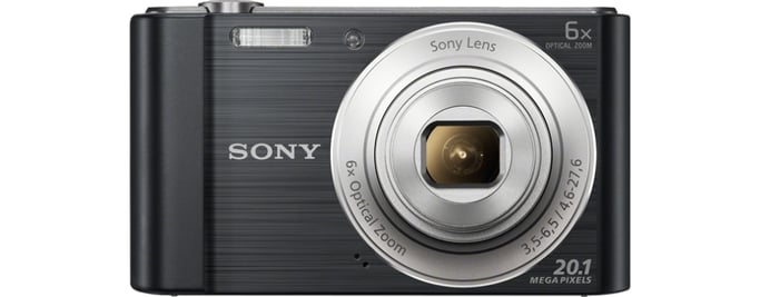 SONY DSC-W810 Nero - Fotocamera digitale compatta con CCD 20 MP e zoom 6x