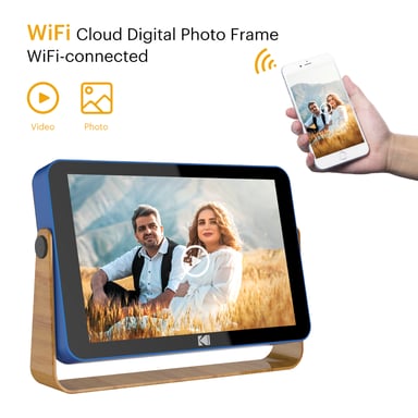 KODAK RWF-108 - Marco de fotos digital conectado de 10 pulgadas Azul