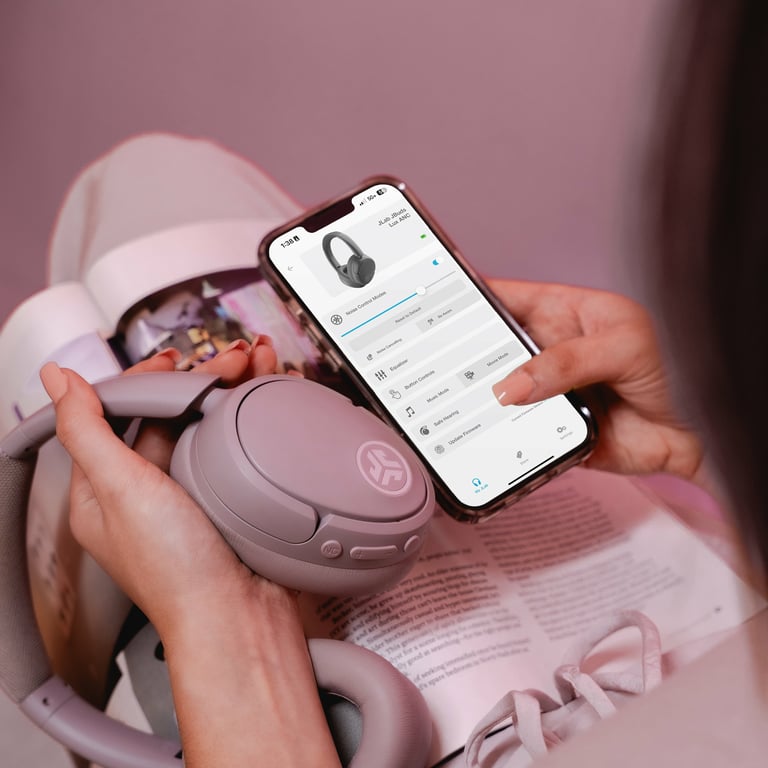 Casque sans fil Arceau Circum aural jlab JBuds Lux ANC Bluetooth avec réduction active du bruit - vue 6