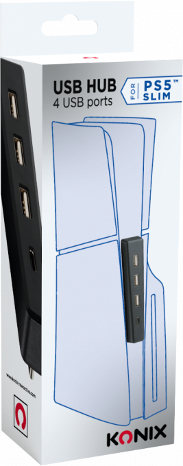 Konix KX PS5 SLIM USB HUB Neuf