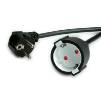 VALUE 19.99.1168 cavo elettrico Nero 10 m CEE7/7