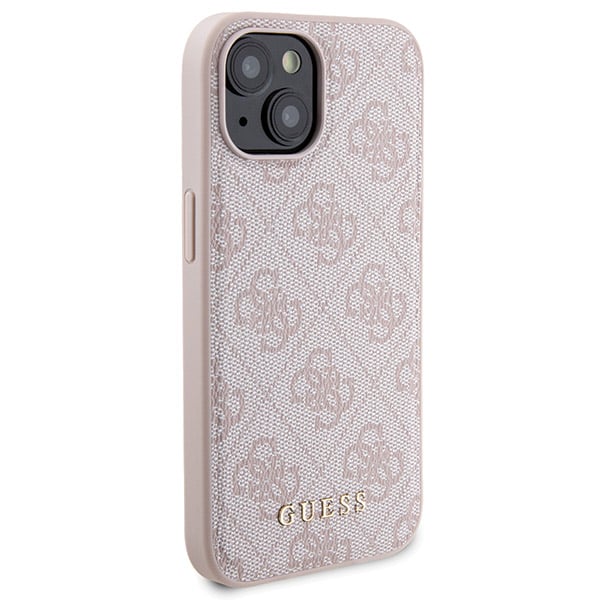 Guess Bundle Pack MagSafe 4G Metal Gold Logo Ensemble coque + Power Bank 5000mAh MagSafe iPhone 15 - vue 5