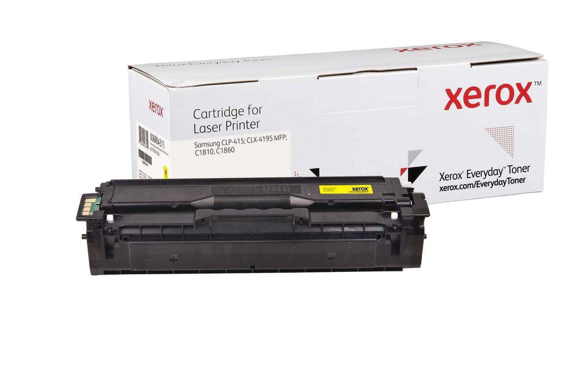 Xerox Jaune compatible cartouche de toner alternative pour : Samsung CLT Y504S pour Samsung CLP 415 CLX 4195 MultiXpress SL C1453 C1454 Xpress SL C1404 C1810 C1860 - vue 2