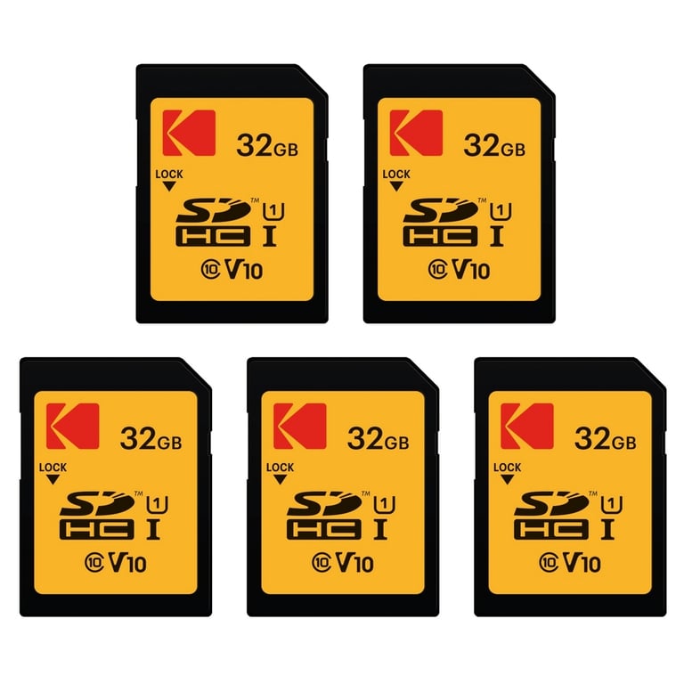 Kodak Pack de 5 SDHC - vue 3