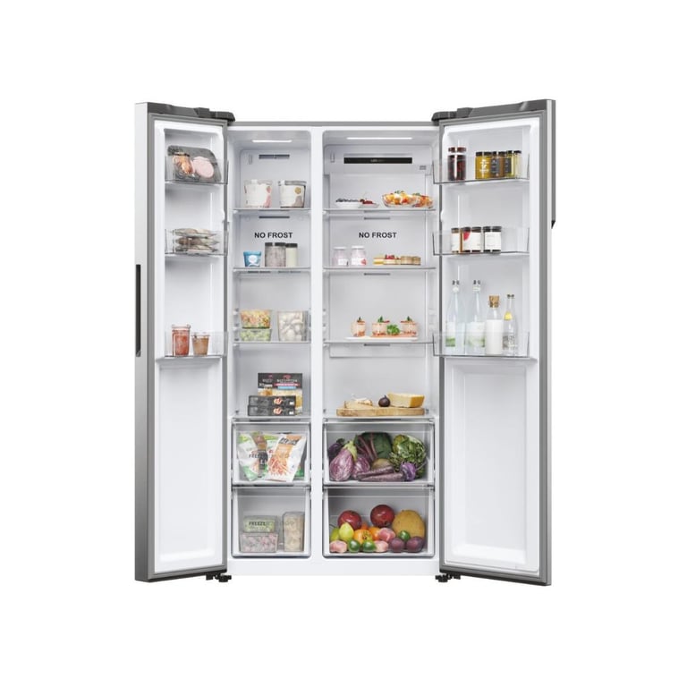 Haier SBS 90 Serie 5 HSR5918DNMP frigo américain Pose libre 528 D Acier inoxydable Neuf - vue 2