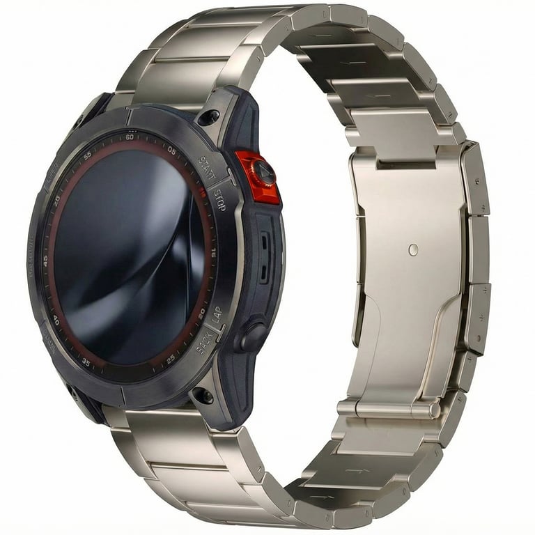 Bracelet Garmin 26mm Acier Titane mat - vue 4