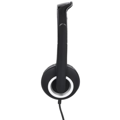 Hama HS-USB250 Casque Avec fil Arceau Bureau/Centre d'appels USB Type-A Noir, Argent