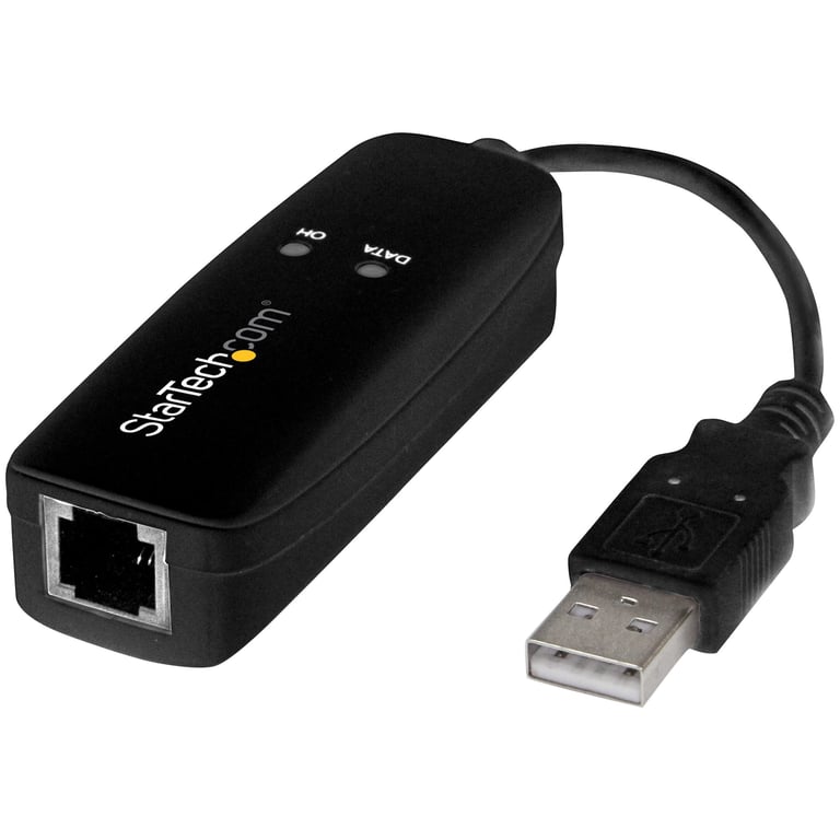StarTech.com Modem fax USB externe 56K V.92 - vue 2