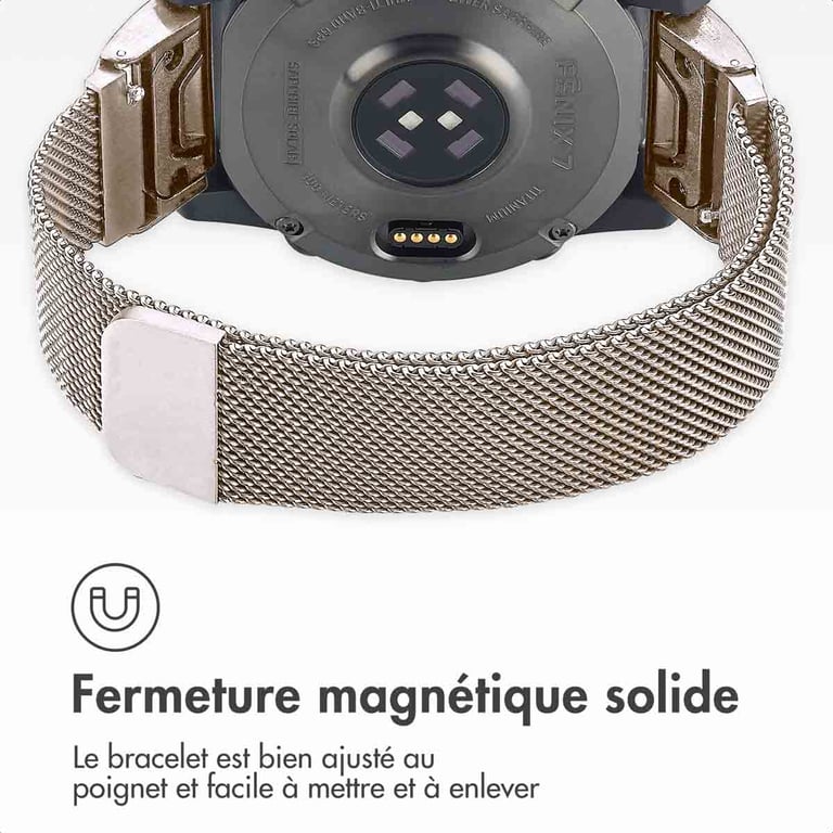 Bracelet QuickFit® Milanais pour Garmin 20mm - vue 5