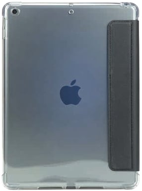 Funda protectora Folio iPad 10.2'' 2021/2020/2019, iPad 9/8/7 Gen, con esquinas reforzadas y barra para stylus, transparente/negro