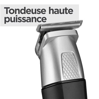Tondeuse Homme Babyliss MT812E Noir Argent 11 en 1 Rechargeable Etanche Autonomie 4h