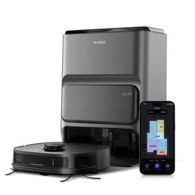 Robot Aspirapolvere e Lavapavimenti Eureka J12 Ultra con Navigazione AI 3D e Svuotamento Automatico