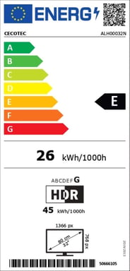 Cecotec ALH00032N 81,3 cm (32'') Full HD Smart TV Wifi Negro