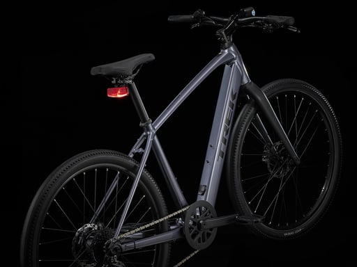 Trek Bikes Dual Sport+ 2 Gris Aluminium XL 69,8 cm (27.5'') 17,4 kg Lithium-Ion (Li-Ion)