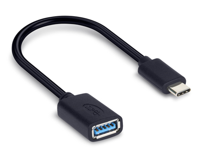 Hamlet XADTC-U2A-MF02 cable USB USB 3.2 Gen 1 (3.1 Gen 1) 0,2 m USB A USB C Negro