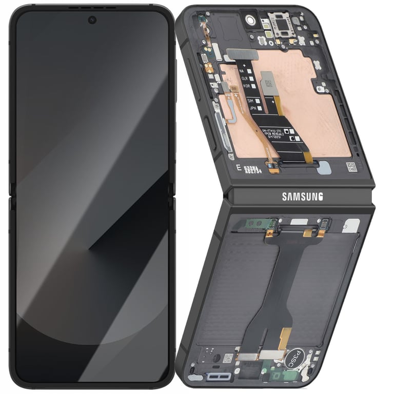 Samsung Écran Intérieur AMOLED Complet pour Galaxy Z Flip 6 Service Pack Jaune