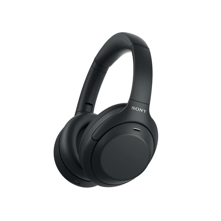 Casque audio sans fil Sony WH-1000XM4C supra-auriculaire noir, réduction active du bruit, Bluetooth multipoint, jusqu'à 27 h ANC, commande iPhone/GSM - Neuf
