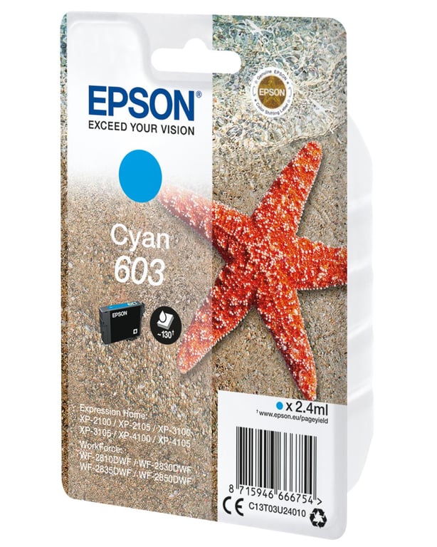 EPSON ENCRE 603 C ALARME - Neuf