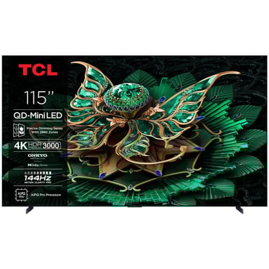 TCL 115C7K TV 2,92 m (115'') 4K Ultra HD Smart TV Wifi Noir 3000 cd/m²