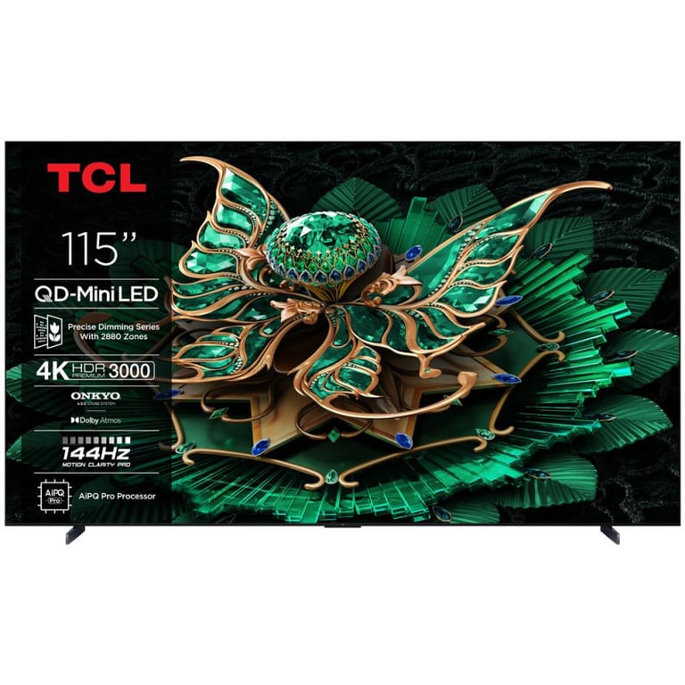 TCL 115C7K TV 2 92 115 4K Ultra HD Smart TV Wifi 3000 cdm² Neuf