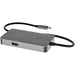 StarTech.com - DKT30CHVPD2 - Adaptador Multipuerto USB-C, HDMI 4K o VGA, Mini Dock Tipo-C, 100W PD, 3x USB-A