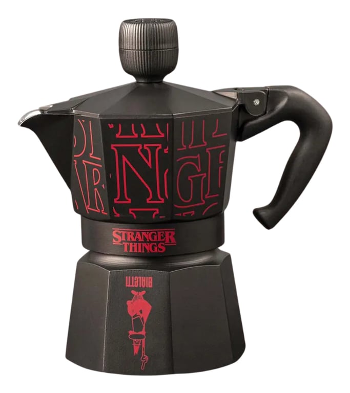 Cafetière Moka Bialetti Moka Express Collection Stranger Things 3 tasses 130 ml Neuf - vue 1