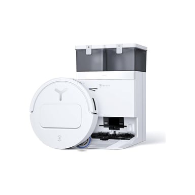 Robot aspirateur laveur ECOVACS DEEBOT T50 OMNI Gen3 Station OMNI 25 000 Pa lavage à l'eau chaude Blanc