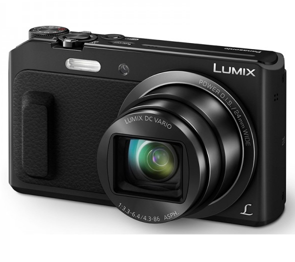 Panasonic Lumix Dmc-Tz57 1/2.33 Appareil-Photo Compact 16 Mp Mos 4608 X 3456 Pixels Noir - Bon État