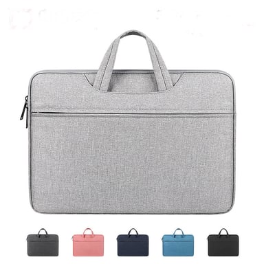 Sacoche / Sac pochette pour PC ordinateur portable 13 pouces noire -  Malette de voyage/affaires Notebook avec poches de rangement - Laptop Bag  (Apple