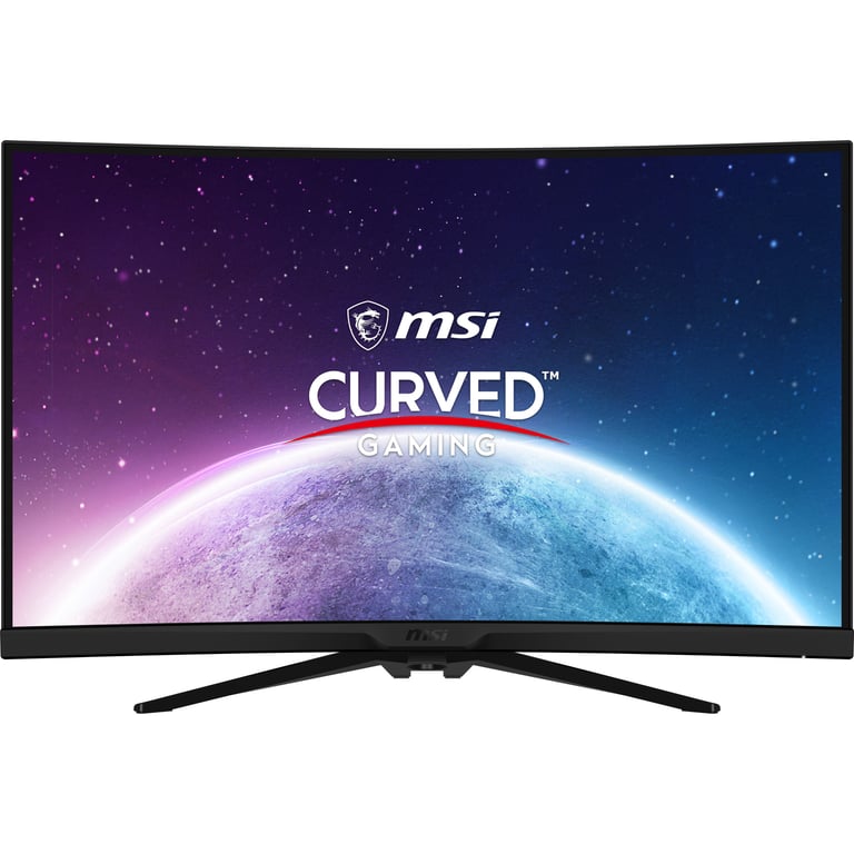 MSI MAG 325CQRF QD Écran Gaming Incurvé 31.5" WQHD Dalle Rapid VA 2560x1440 16:9 170Hz / 1ms FreeSync Premium HDR Ready Pied Réglable HDMI 2.0b DisplayPort 1. USB Type C USB 2.0 - vue 3