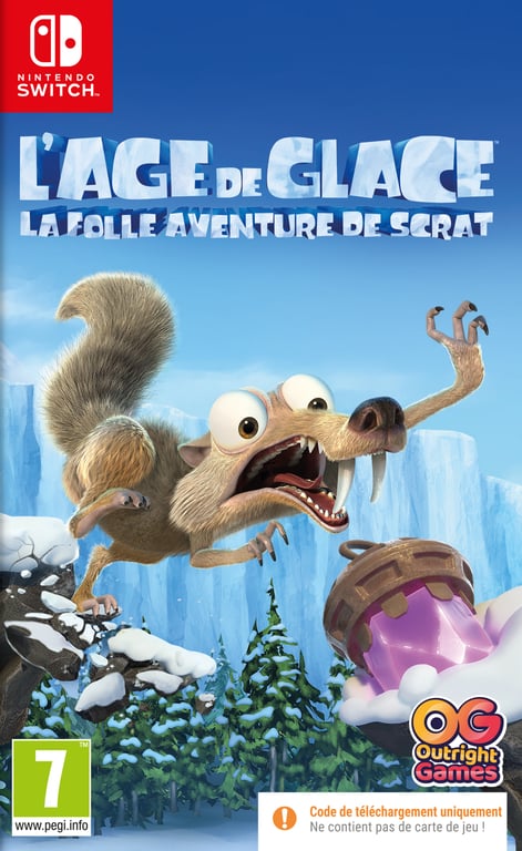 'Âge de Glace La Folle Aventure de Scrat Jeu Switch Code dans la boîte Neuf - vue 1
