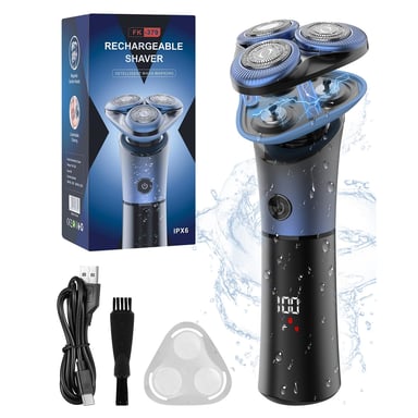 Rasoio elettrico multifunzione con tre lame Blue