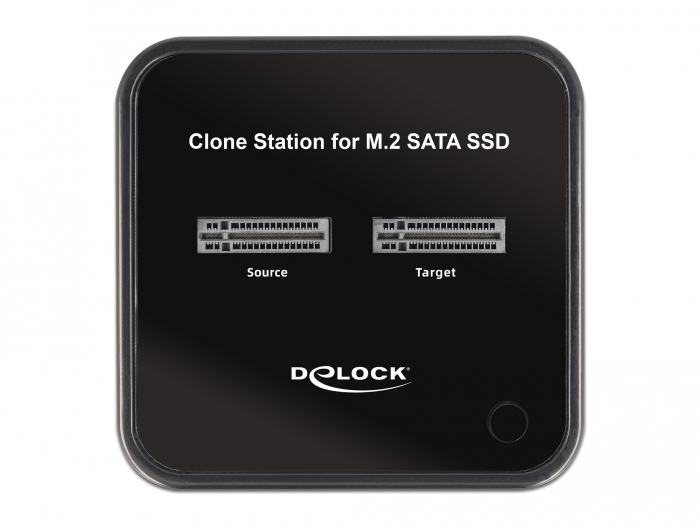 DeLOCK Station d'accueil .2 pour 2 x SSD .2 SATA avec fonction de clonage Neuf - vue 3