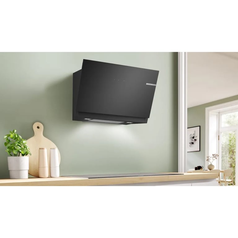 Hotte Murale Bosch DWK81AN60 – 432 m³/h, 51 dB, 4 Vitesses, Noir - vue 4